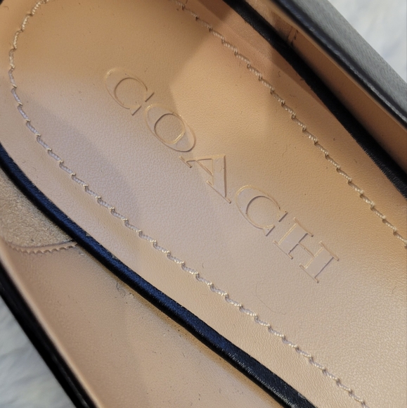 COACH Willa Pump Leather Shoes Black Size 9 FG4610 - Picture 4 of 12